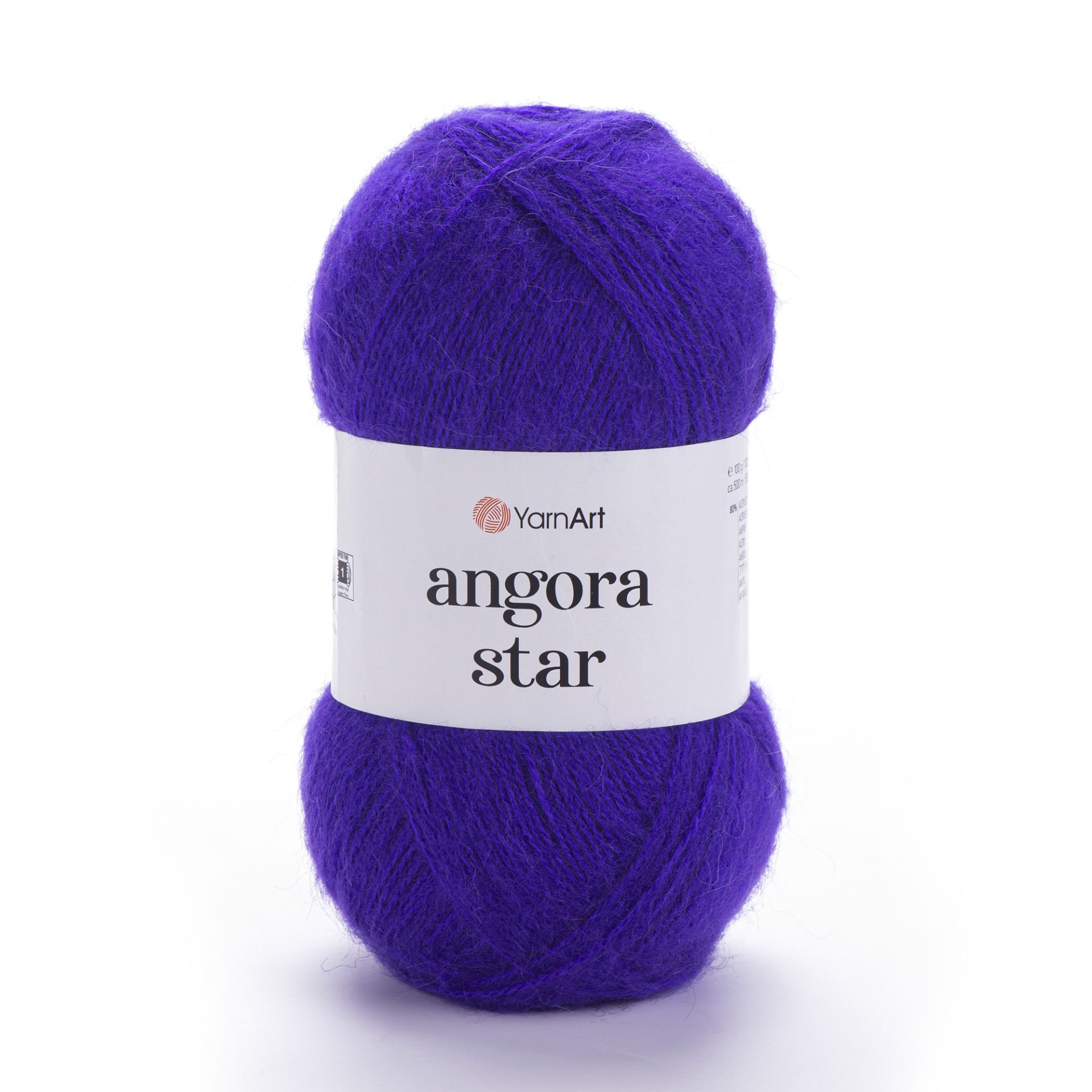 YARNART ANGORA STAR - EL ÖRGÜ İPİ PATLICAN MORU - 556