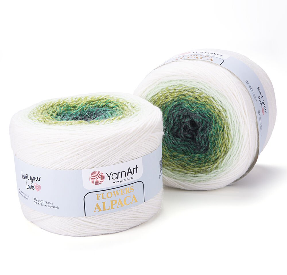 YARNART FLOWERS ALPACA - EBRULİ EL ÖRGÜ İPİ EBRULİ - 401