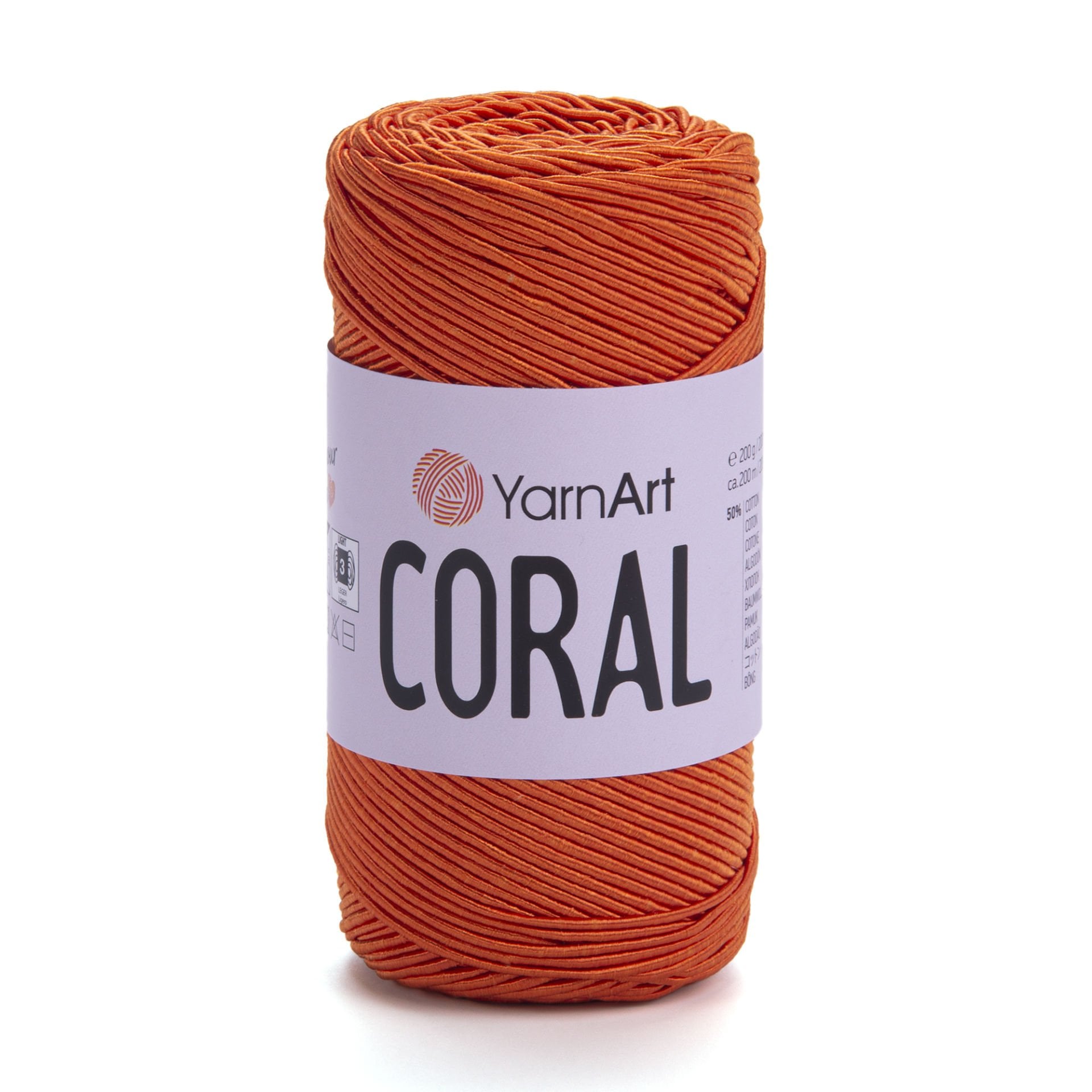 YARNART CORAL - EL ÖRGÜ İPİ TURUNCU - 1908