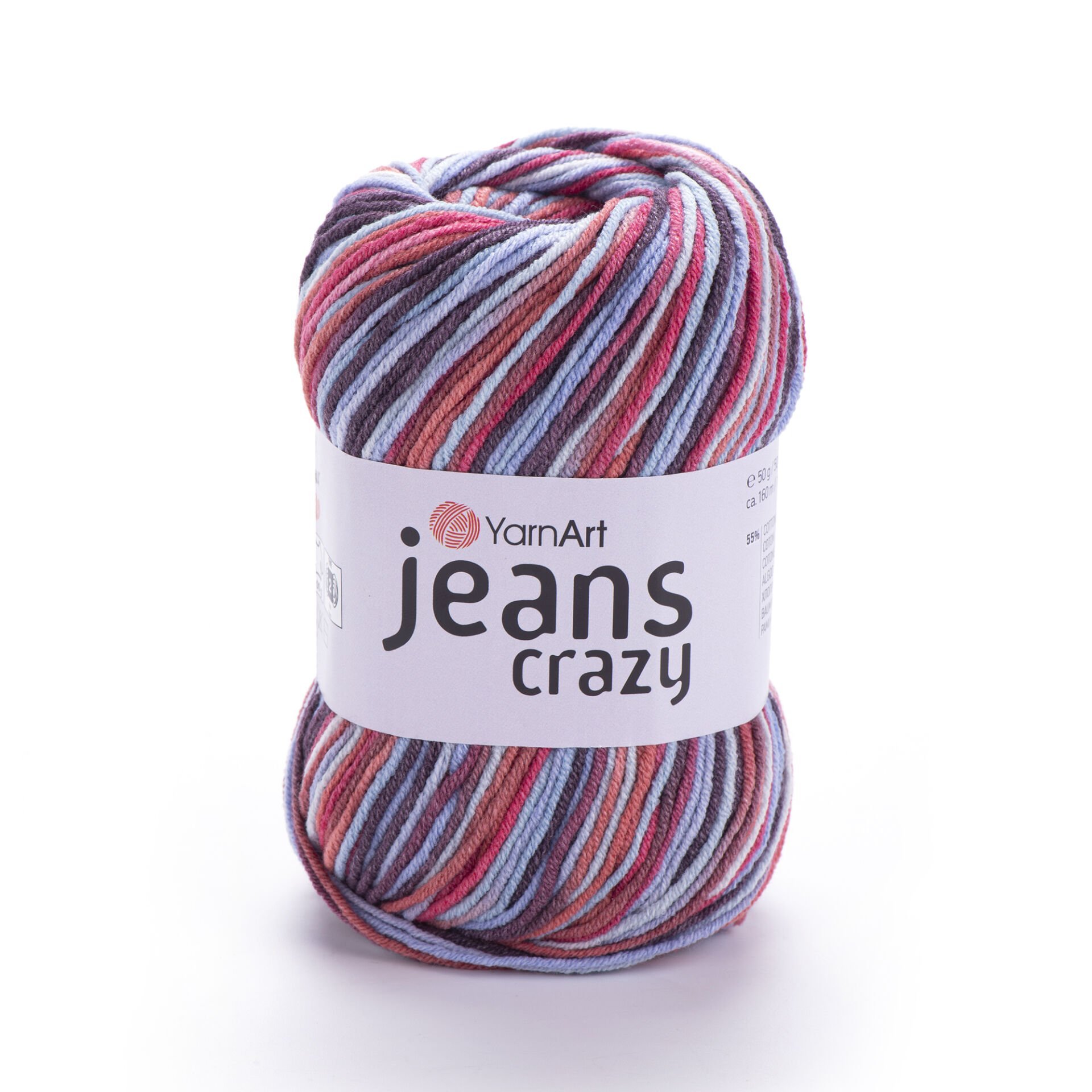 YARNART JEANS CRAZY - EBRULİ EL ÖRGÜ İPİ EBRULİ - 7208