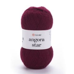 YARNART ANGORA STAR - EL ÖRGÜ İPİ VİŞNE ÇÜRÜĞÜ - 577