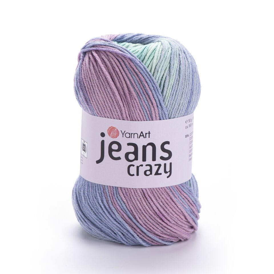 YARNART JEANS CRAZY - EBRULİ EL ÖRGÜ İPİ EBRULİ - 8203