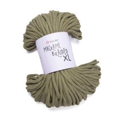 YARNART MACRAME BRAIDED XL - MAKROME İPİ YEŞİL - 793