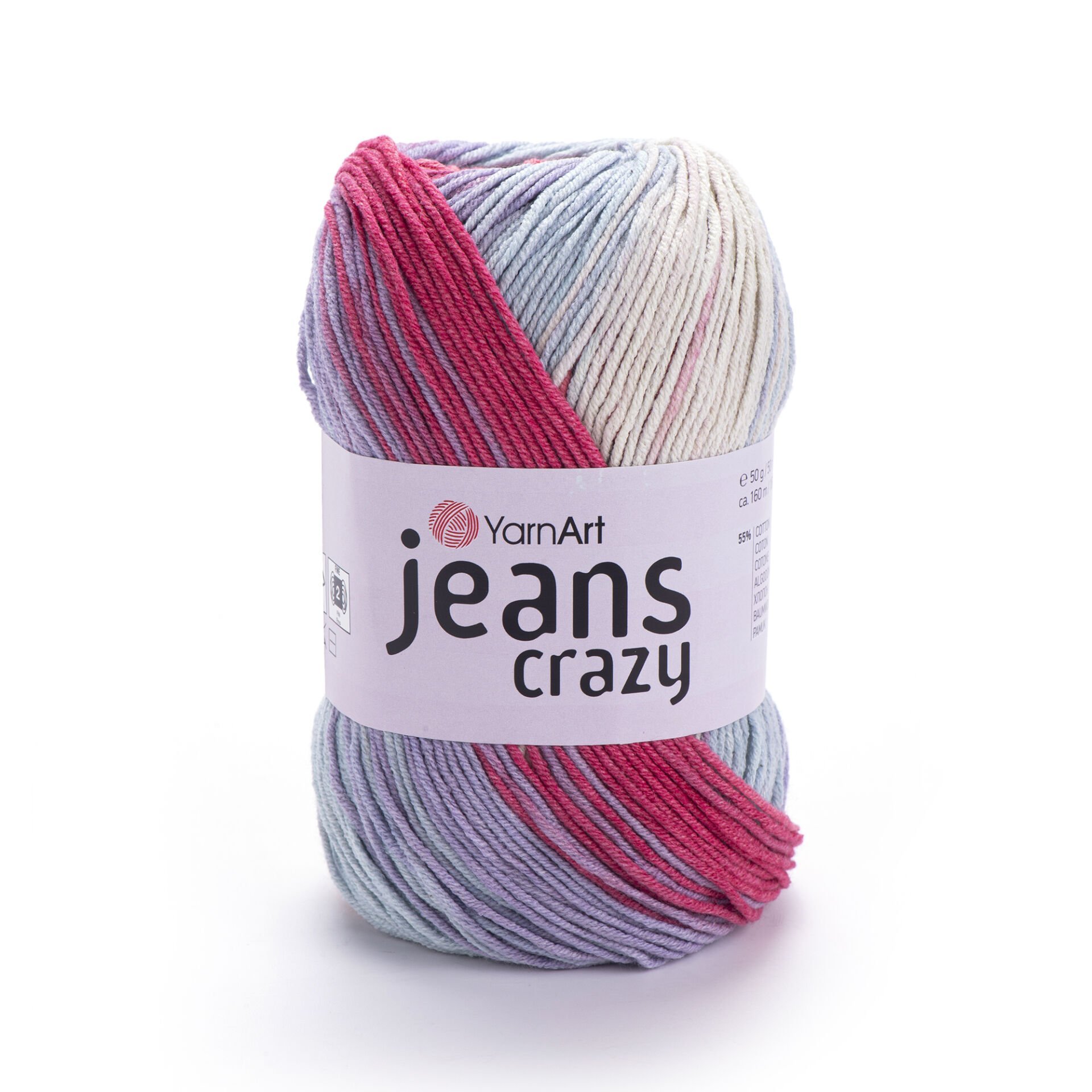 YARNART JEANS CRAZY - EBRULİ EL ÖRGÜ İPİ EBRULİ - 8205