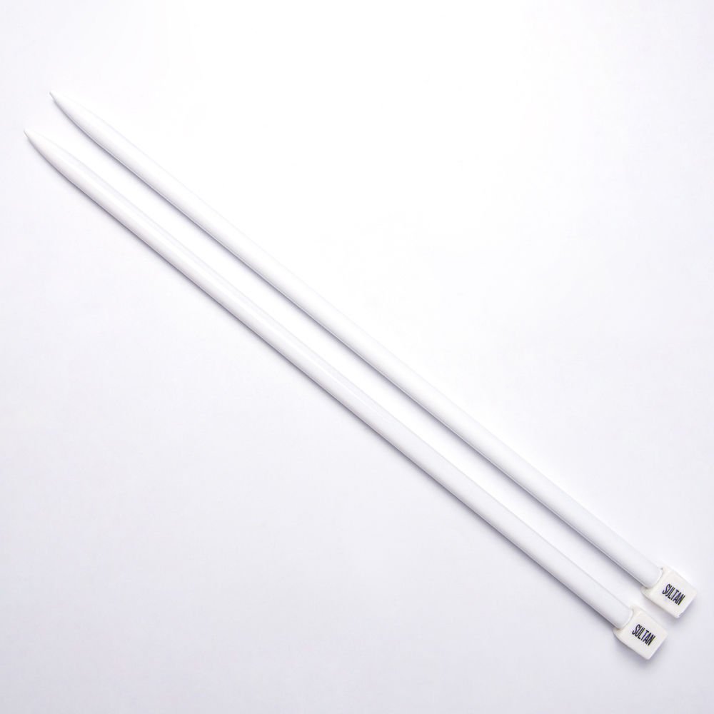 BEYAZ ÖRGÜ ŞİŞİ 35 CM 9 MM