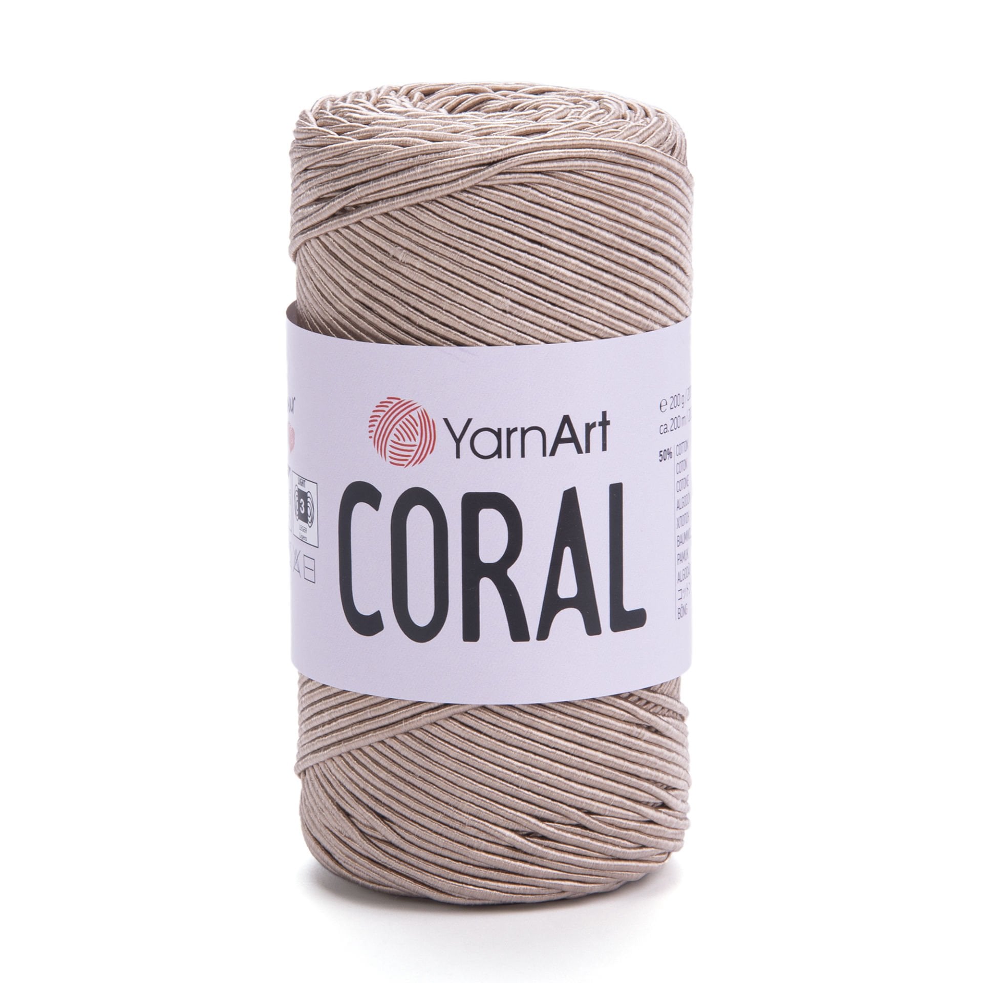 YARNART CORAL - EL ÖRGÜ İPİ BEJ - 1914