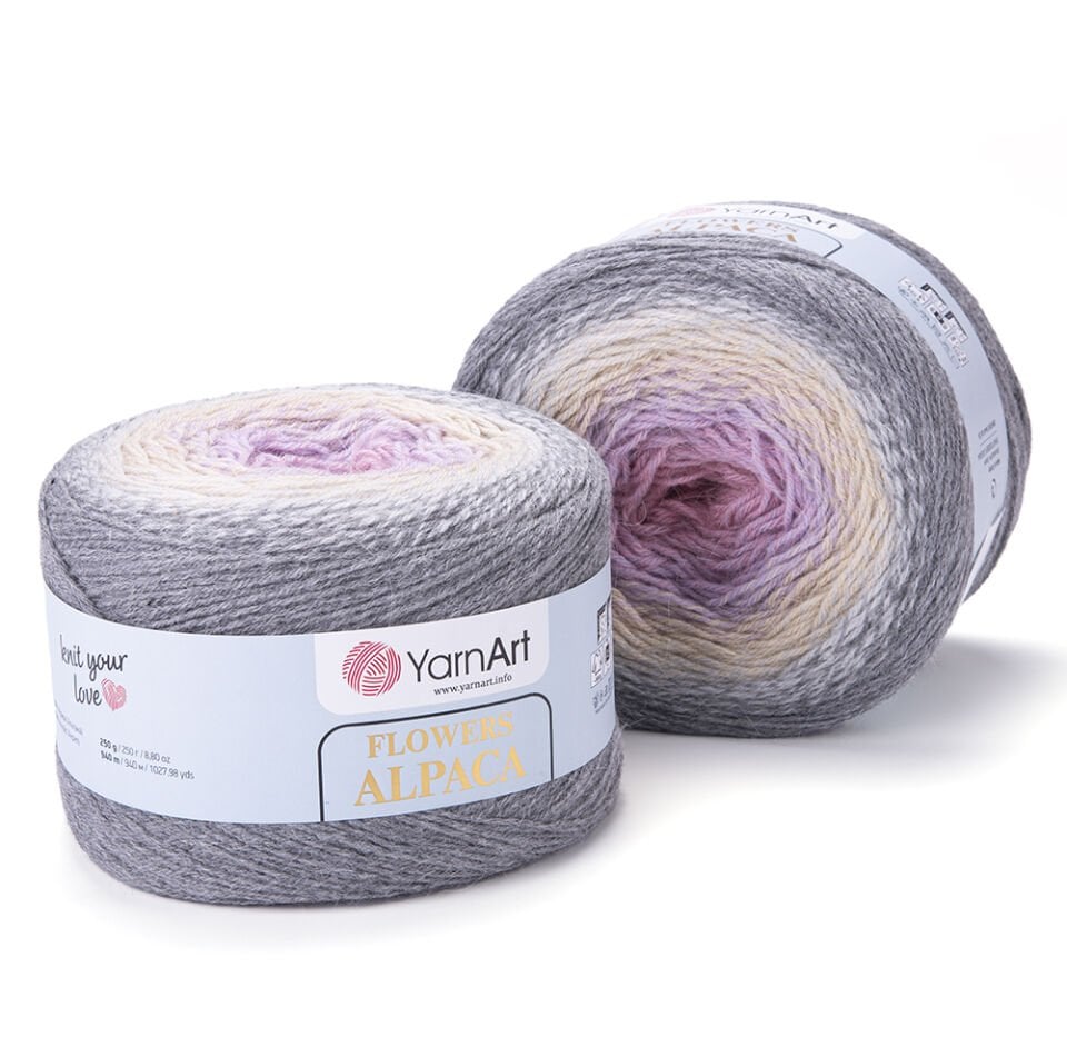 YARNART FLOWERS ALPACA - EBRULİ EL ÖRGÜ İPİ EBRULİ - 413
