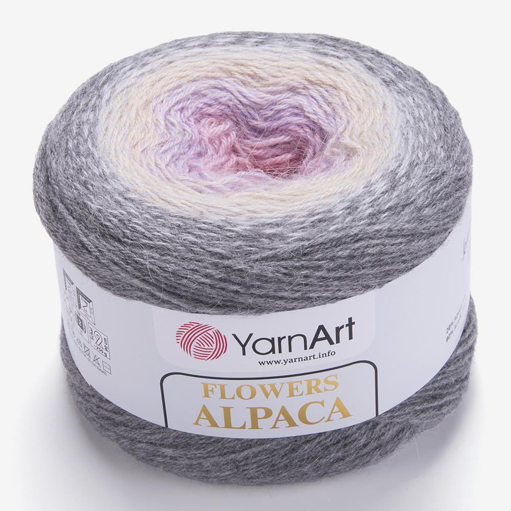YARNART FLOWERS ALPACA - EBRULİ EL ÖRGÜ İPİ EBRULİ - 413