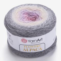 YARNART FLOWERS ALPACA - EBRULİ EL ÖRGÜ İPİ EBRULİ - 413