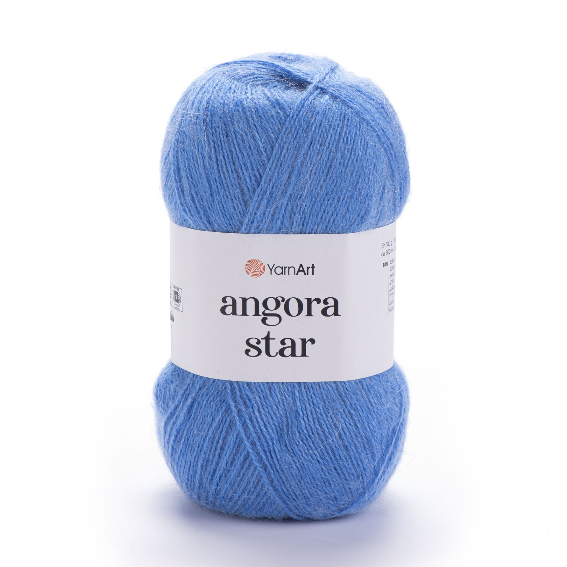 YARNART ANGORA STAR - EL ÖRGÜ İPİ MAVİ - 600
