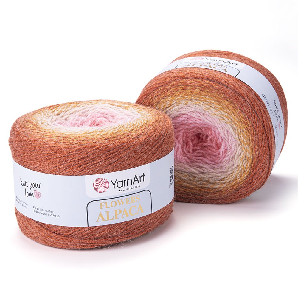 YARNART FLOWERS ALPACA - EBRULİ EL ÖRGÜ İPİ EBRULİ - 414