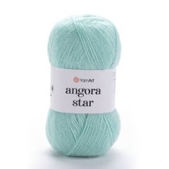 YARNART ANGORA STAR - EL ÖRGÜ İPİ SU YEŞİLİ - 841