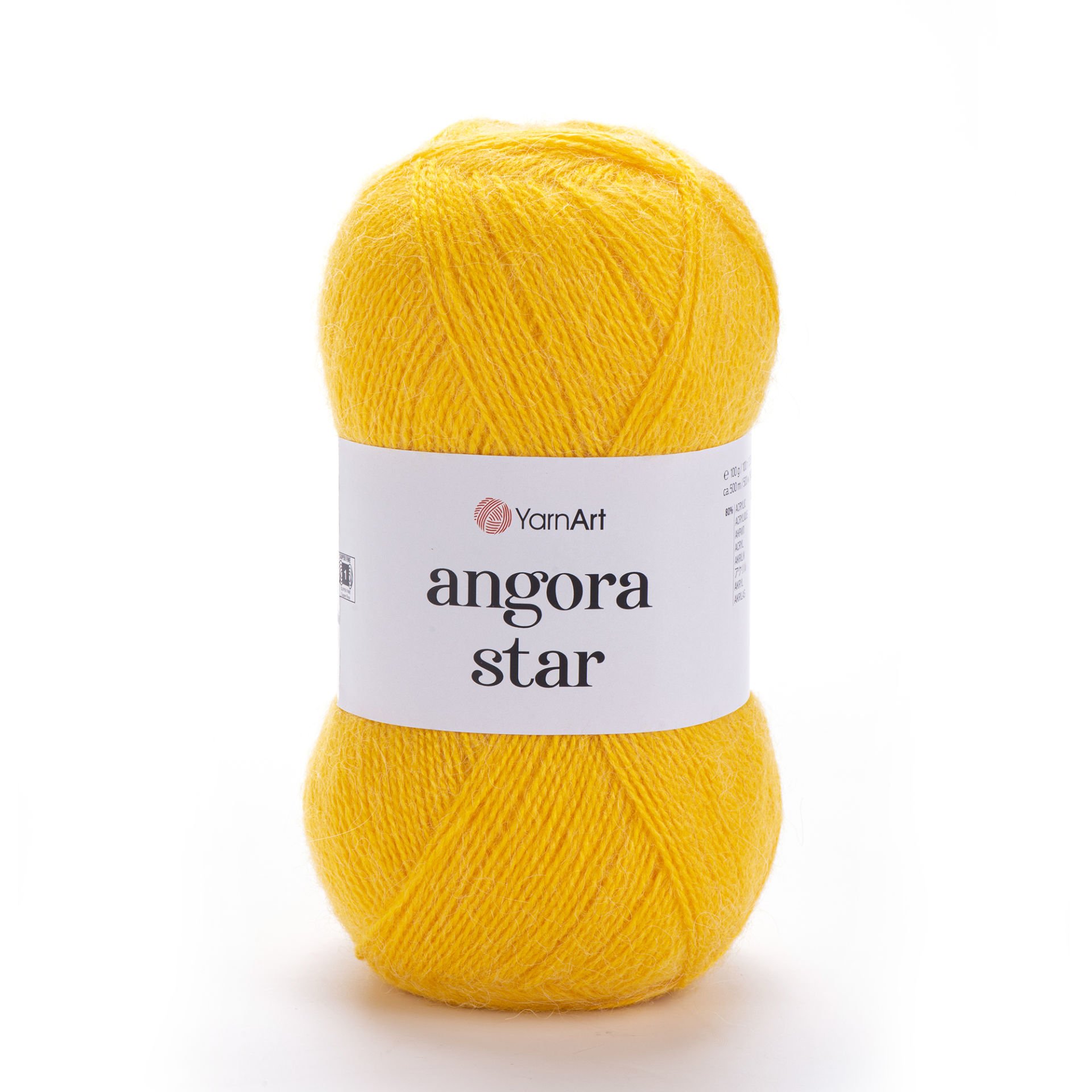 YARNART ANGORA STAR - EL ÖRGÜ İPİ KOYU SARI - 3006