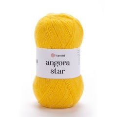 YARNART ANGORA STAR - EL ÖRGÜ İPİ KOYU SARI - 3006