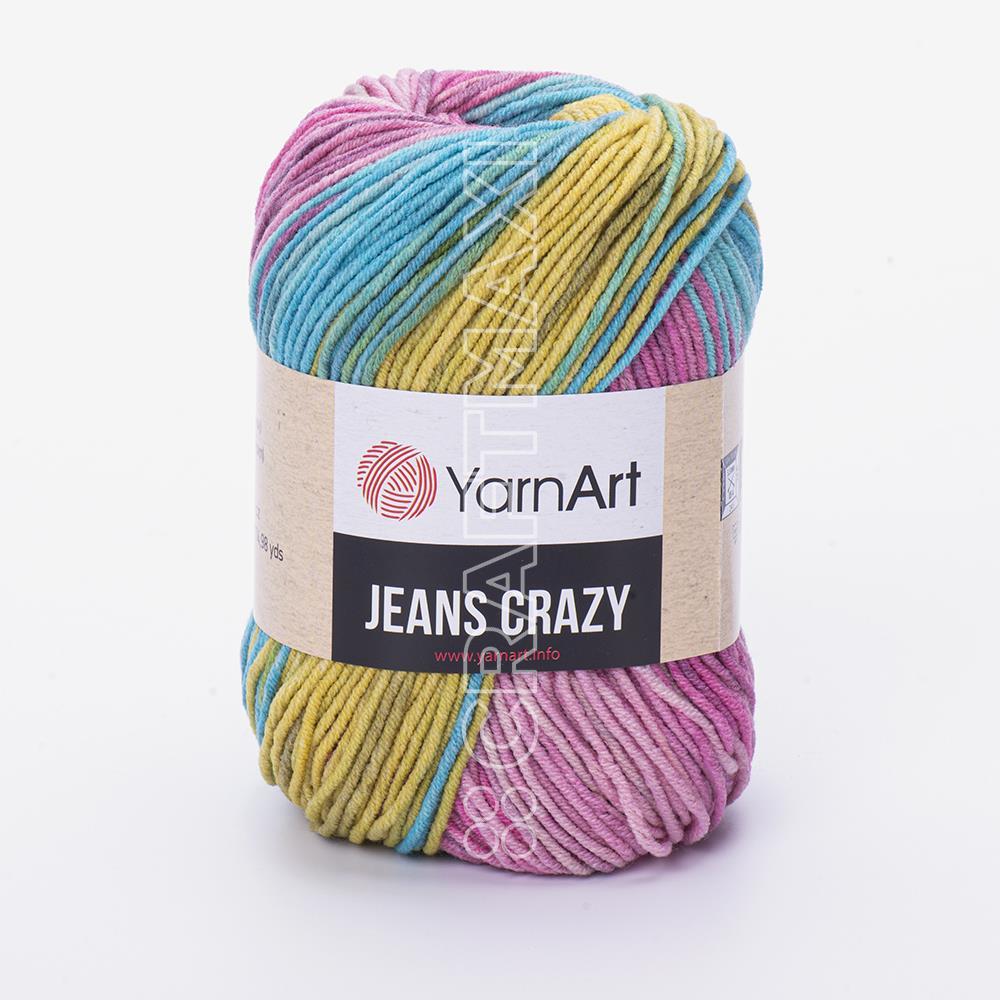 YARNART JEANS CRAZY - EBRULİ EL ÖRGÜ İPİ EBRULİ - 8211