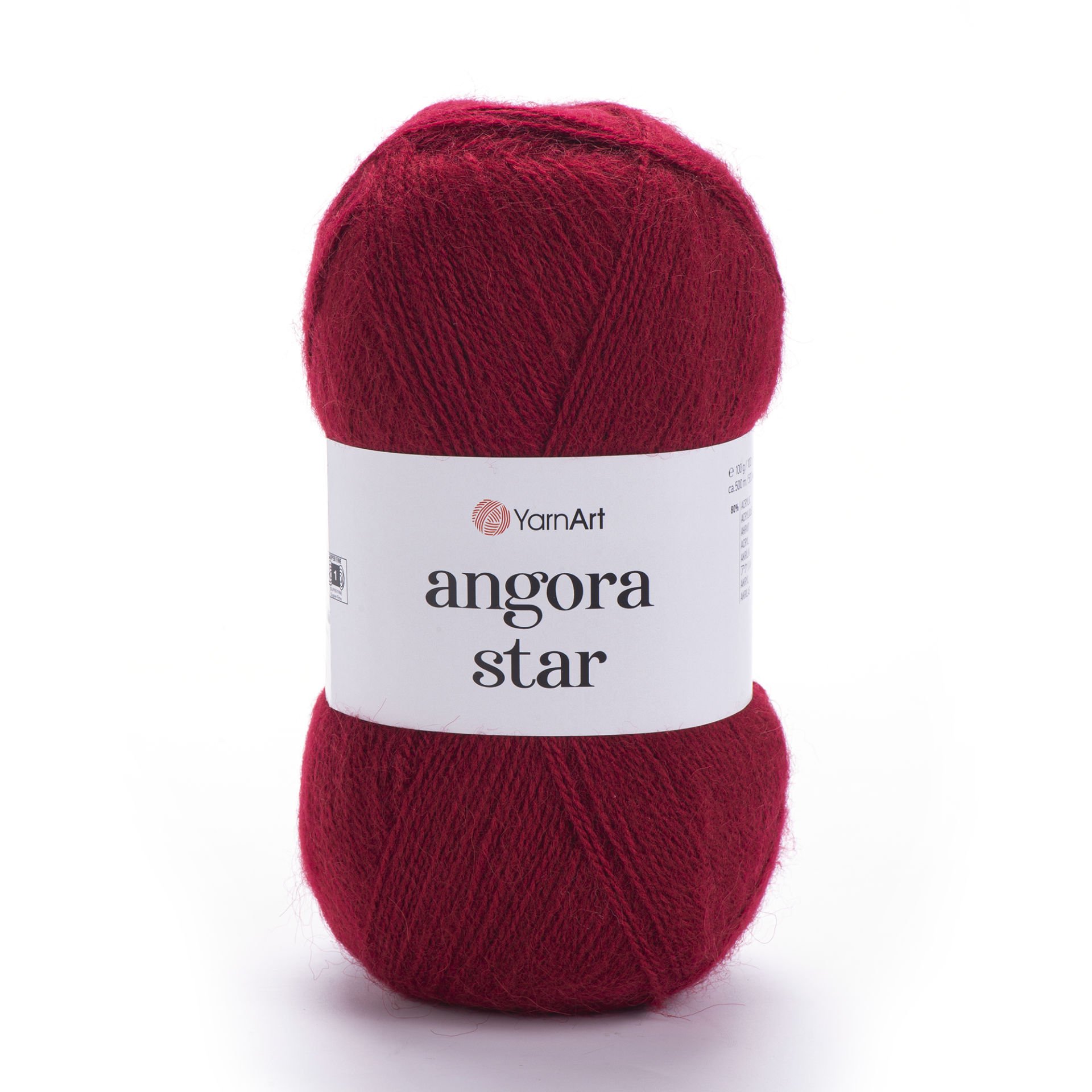 YARNART ANGORA STAR - EL ÖRGÜ İPİ KIRMIZI - 3024