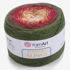 YARNART FLOWERS ALPACA - EBRULİ EL ÖRGÜ İPİ EBRULİ - 420