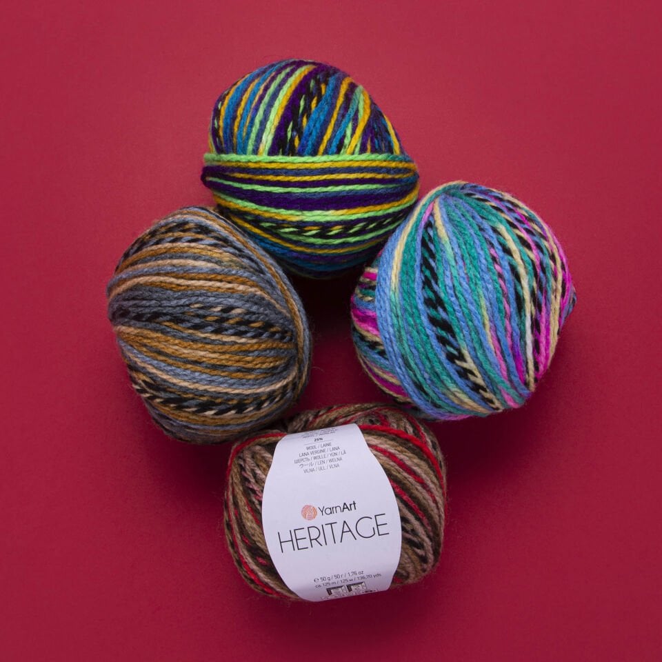YARNART HERITAGE - EBRULİ EL ÖRGÜ İPİ