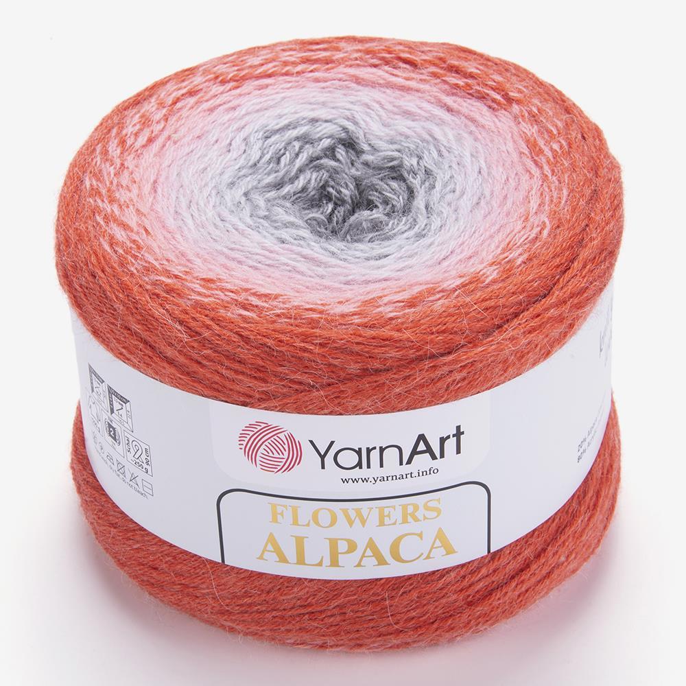 YARNART FLOWERS ALPACA - EBRULİ EL ÖRGÜ İPİ EBRULİ - 421