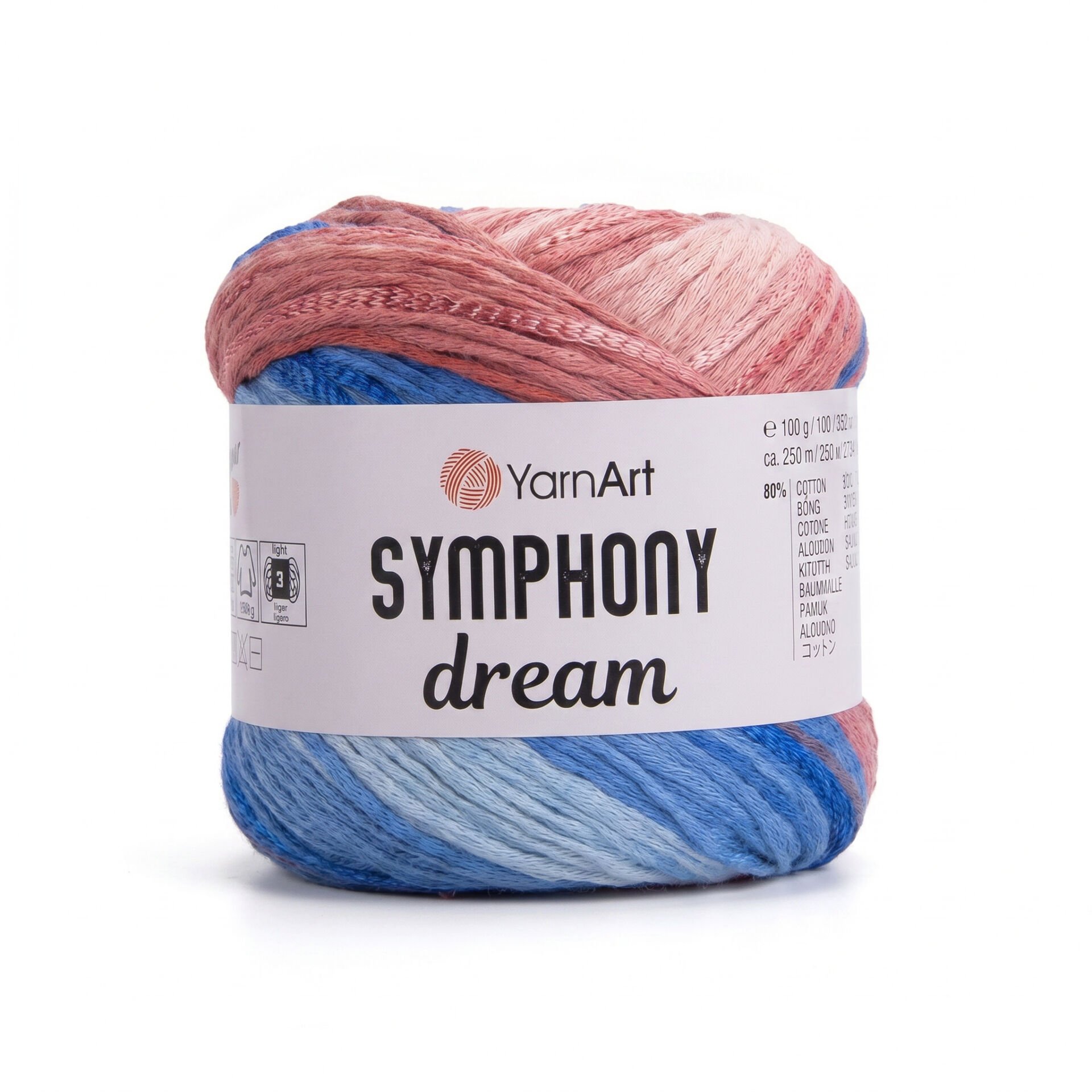 YARNART SYMPHONY DREAM - EBRULİ EL ÖRGÜ İPİ EBRULİ - 3109