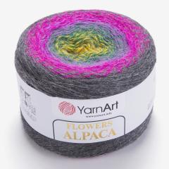 YARNART FLOWERS ALPACA - EBRULİ EL ÖRGÜ İPİ EBRULİ - 423