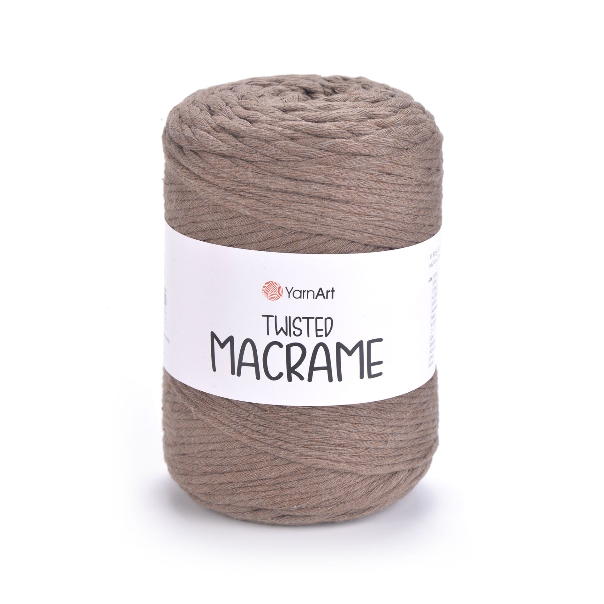 YARNART TWISTED MACRAME - MAKROME EL ÖRGÜ İPİ VİZON - 788