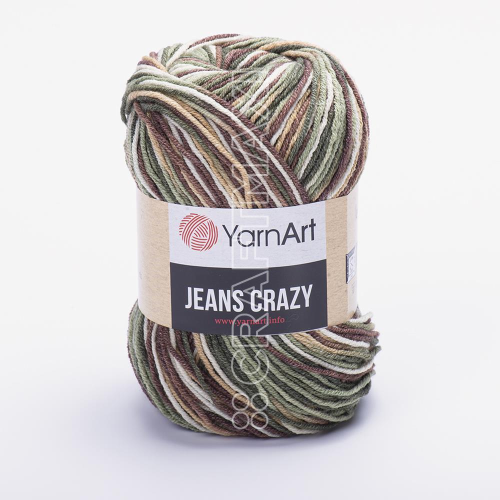 YARNART JEANS CRAZY - EBRULİ EL ÖRGÜ İPİ EBRULİ - 7203