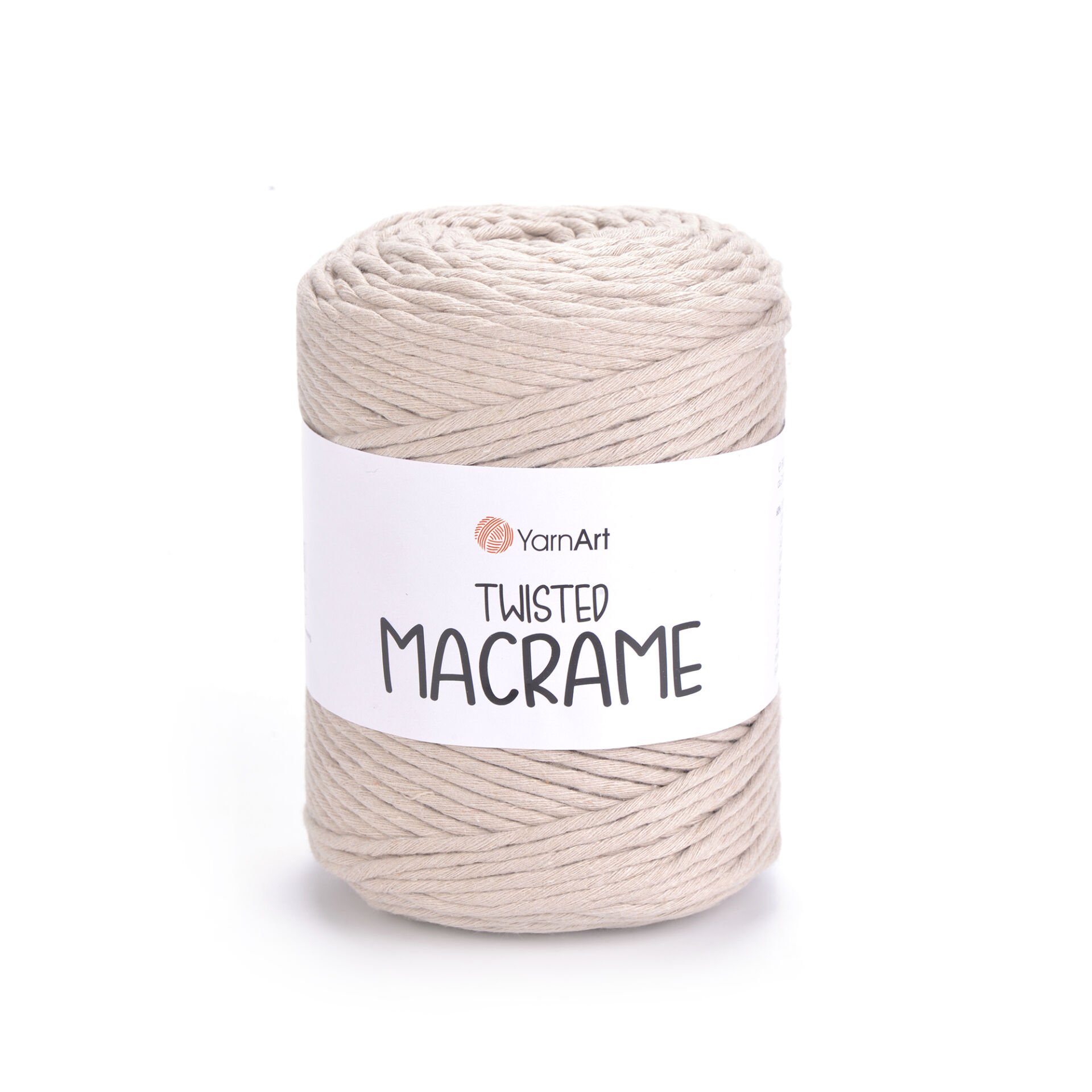 YARNART TWISTED MACRAME - MAKROME EL ÖRGÜ İPİ BEJ - 753
