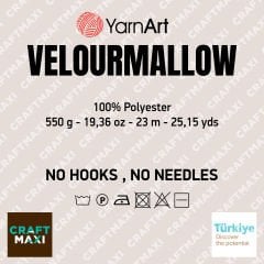 YARNART VELOURMALLOW - EL ÖRGÜ İPİ