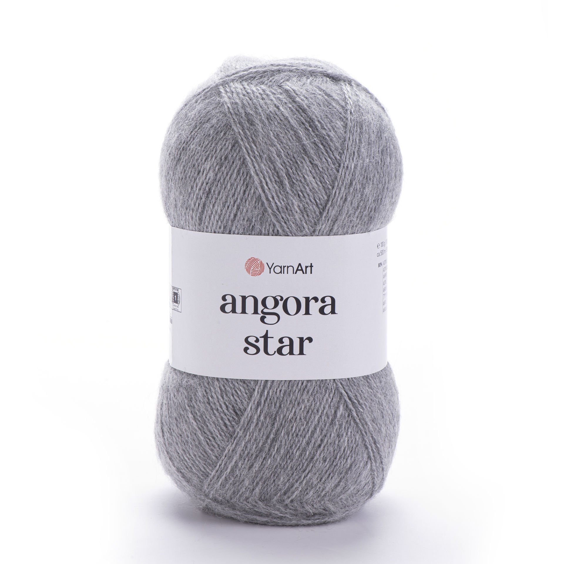 YARNART ANGORA STAR - EL ÖRGÜ İPİ BUZ GRİSİ - 3072