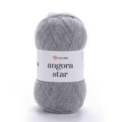 YARNART ANGORA STAR - EL ÖRGÜ İPİ BUZ GRİSİ - 3072