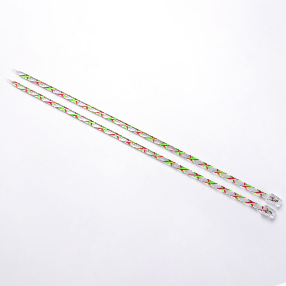 RENKLİ PLASTİK ÖRGÜ ŞİŞİ 35 CM 4,5 MM