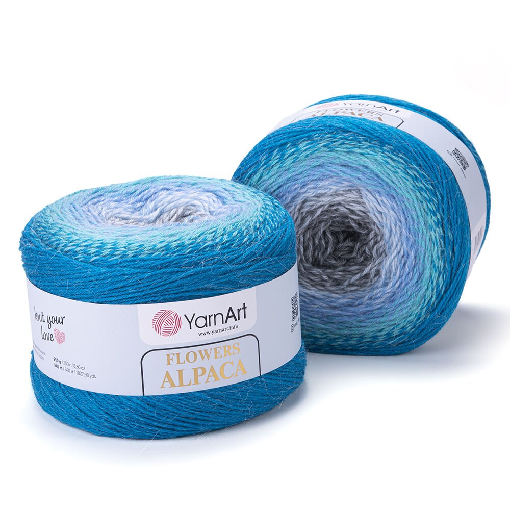 YARNART FLOWERS ALPACA - EBRULİ EL ÖRGÜ İPİ EBRULİ - 429