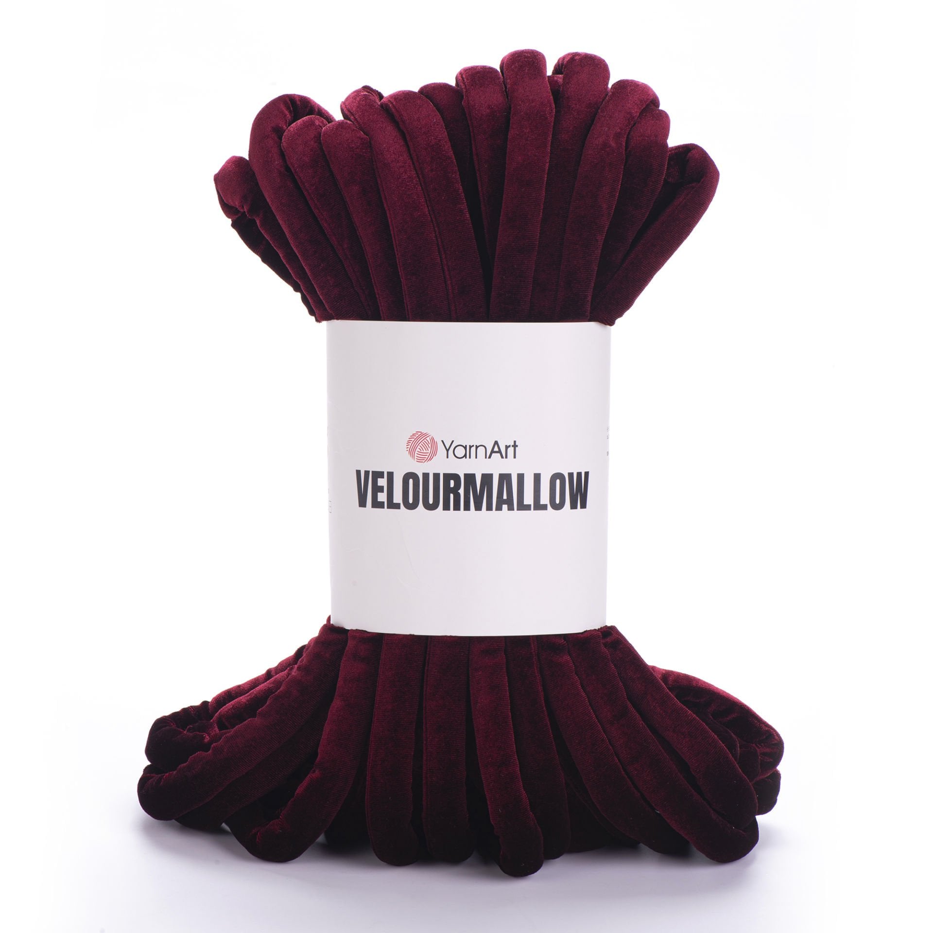 YARNART VELOURMALLOW - EL ÖRGÜ İPİ BORDO - 7107
