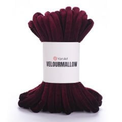 YARNART VELOURMALLOW - EL ÖRGÜ İPİ BORDO - 7107