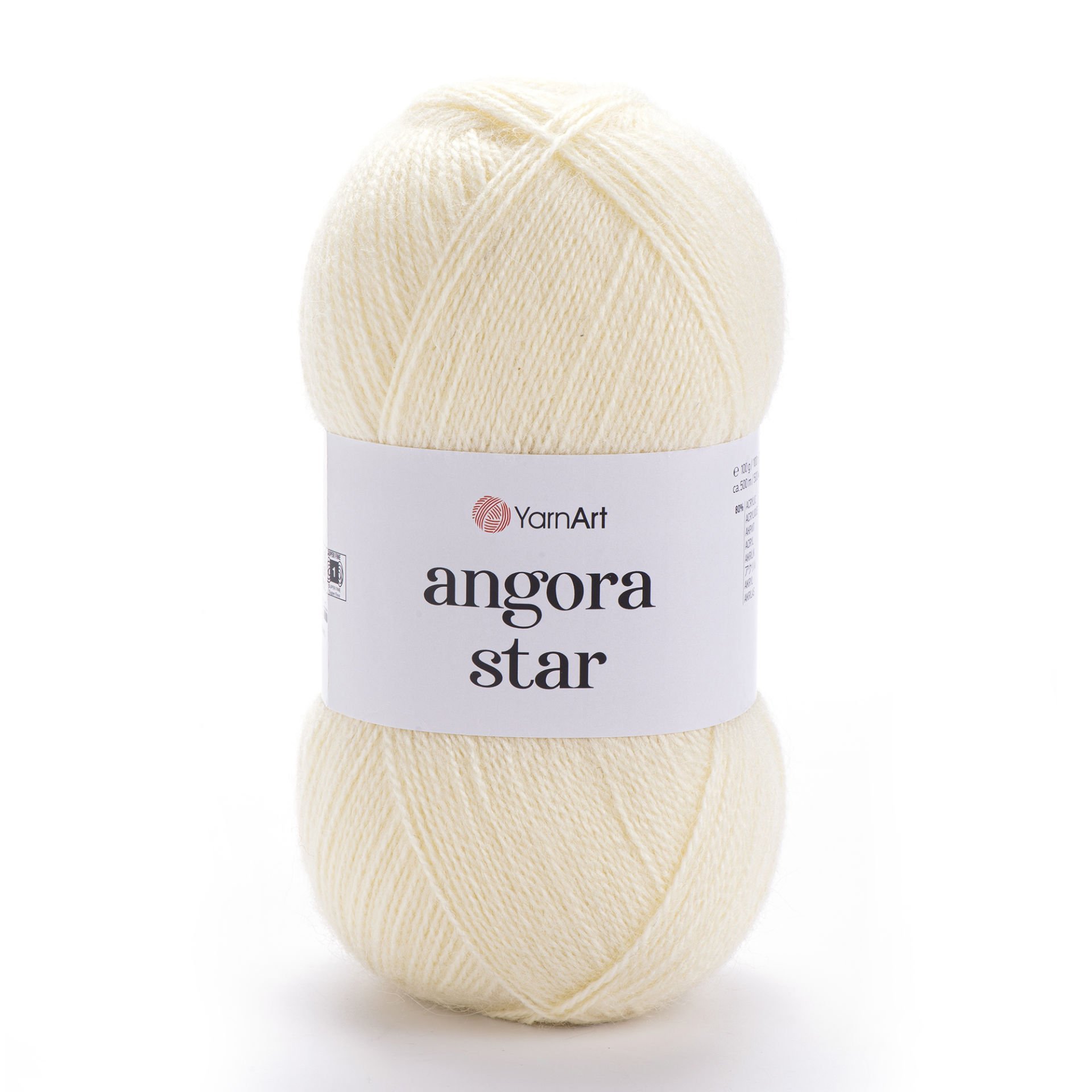 YARNART ANGORA STAR - EL ÖRGÜ İPİ KREM - 7003