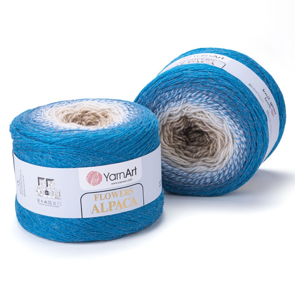 YARNART FLOWERS ALPACA - EBRULİ EL ÖRGÜ İPİ EBRULİ - 431