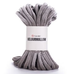 YARNART VELOURMALLOW - EL ÖRGÜ İPİ GRİ - 7104