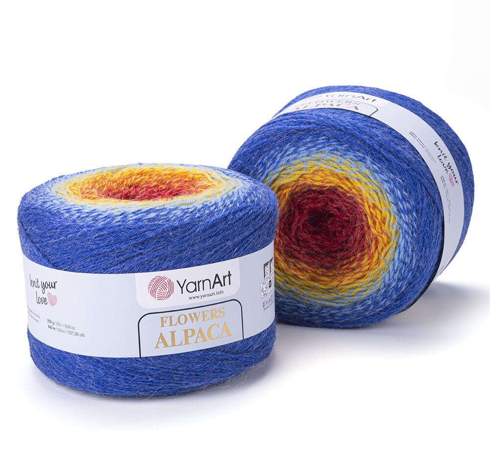 YARNART FLOWERS ALPACA - EBRULİ EL ÖRGÜ İPİ EBRULİ - 432