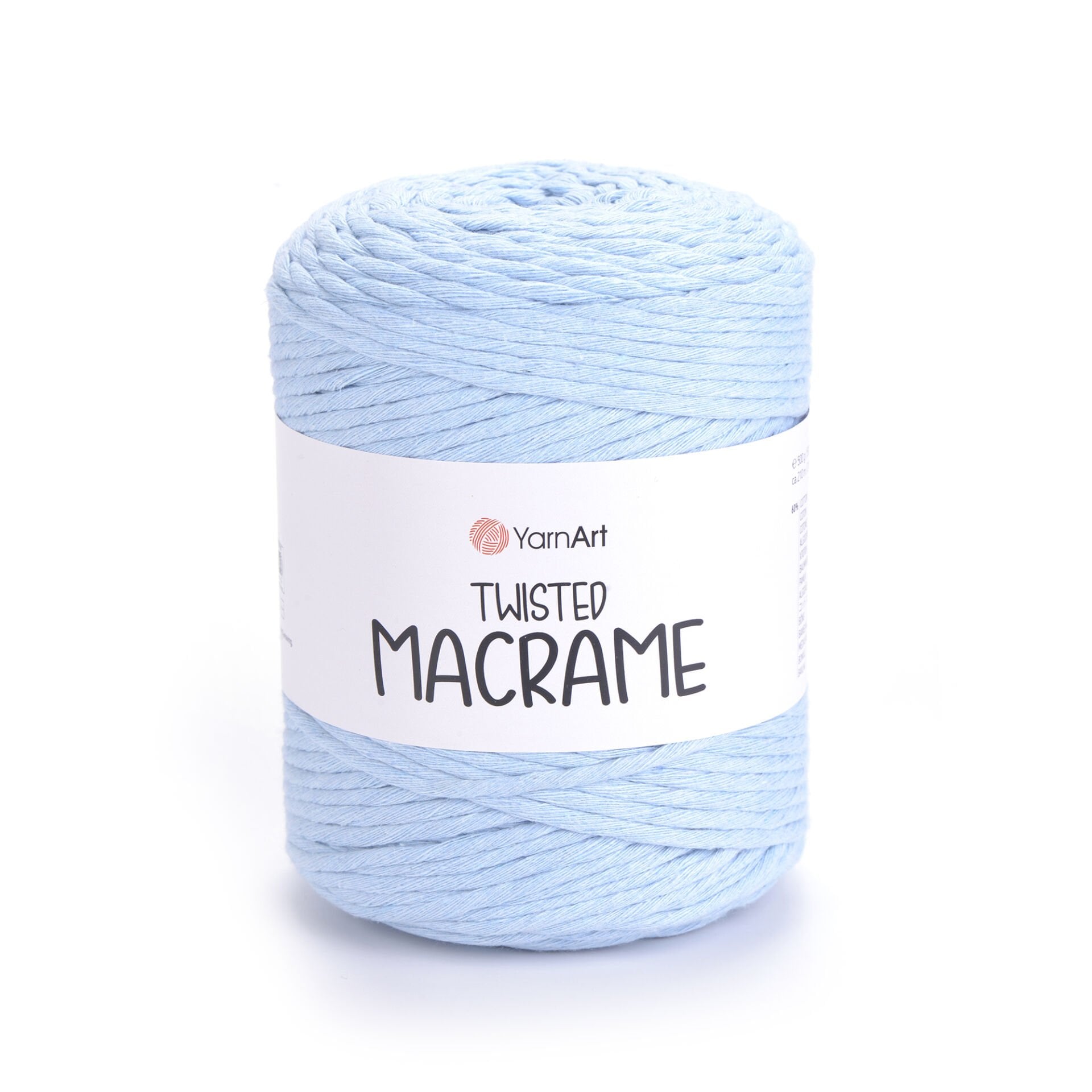 YARNART TWISTED MACRAME - MAKROME EL ÖRGÜ İPİ BEBE MAVİSİ - 760