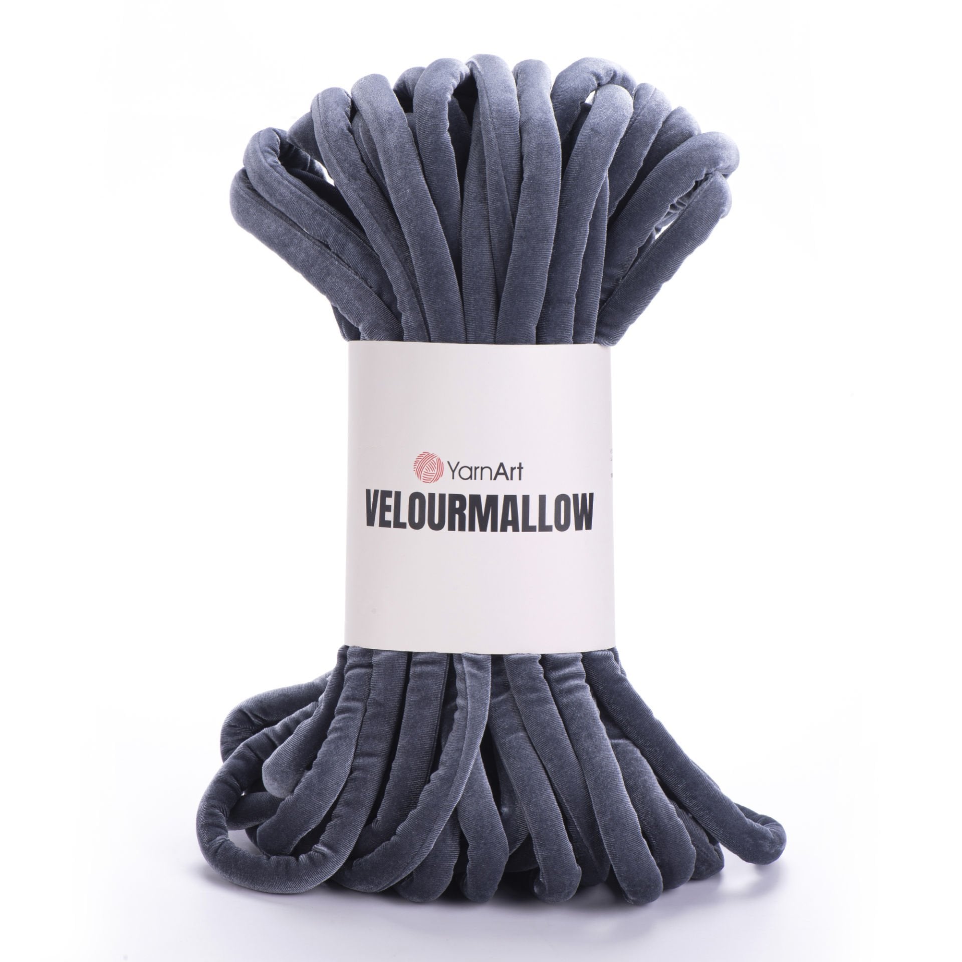 YARNART VELOURMALLOW - EL ÖRGÜ İPİ GRİ-MAVİ - 7110