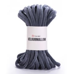 YARNART VELOURMALLOW - EL ÖRGÜ İPİ GRİ-MAVİ - 7110