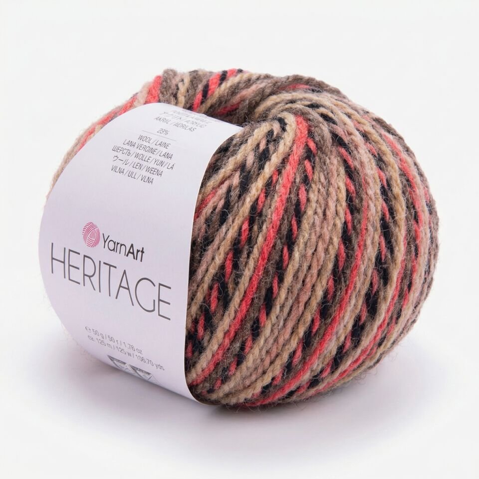 YARNART HERITAGE - EBRULİ EL ÖRGÜ İPİ EBRULİ - 338