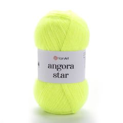 YARNART ANGORA STAR - EL ÖRGÜ İPİ FOSFORLU YEŞİL - 8232