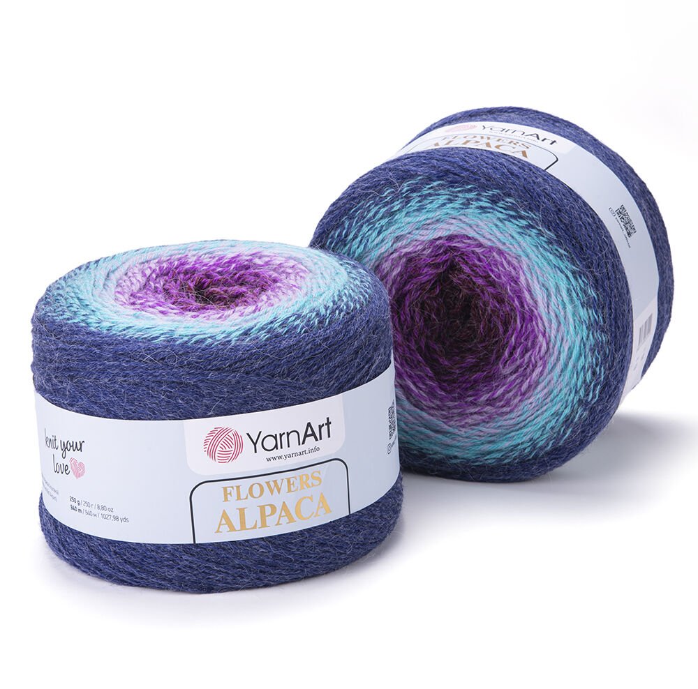 YARNART FLOWERS ALPACA - EBRULİ EL ÖRGÜ İPİ EBRULİ - 433