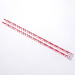 RENKLİ PLASTİK ÖRGÜ ŞİŞİ 35 CM 8 MM