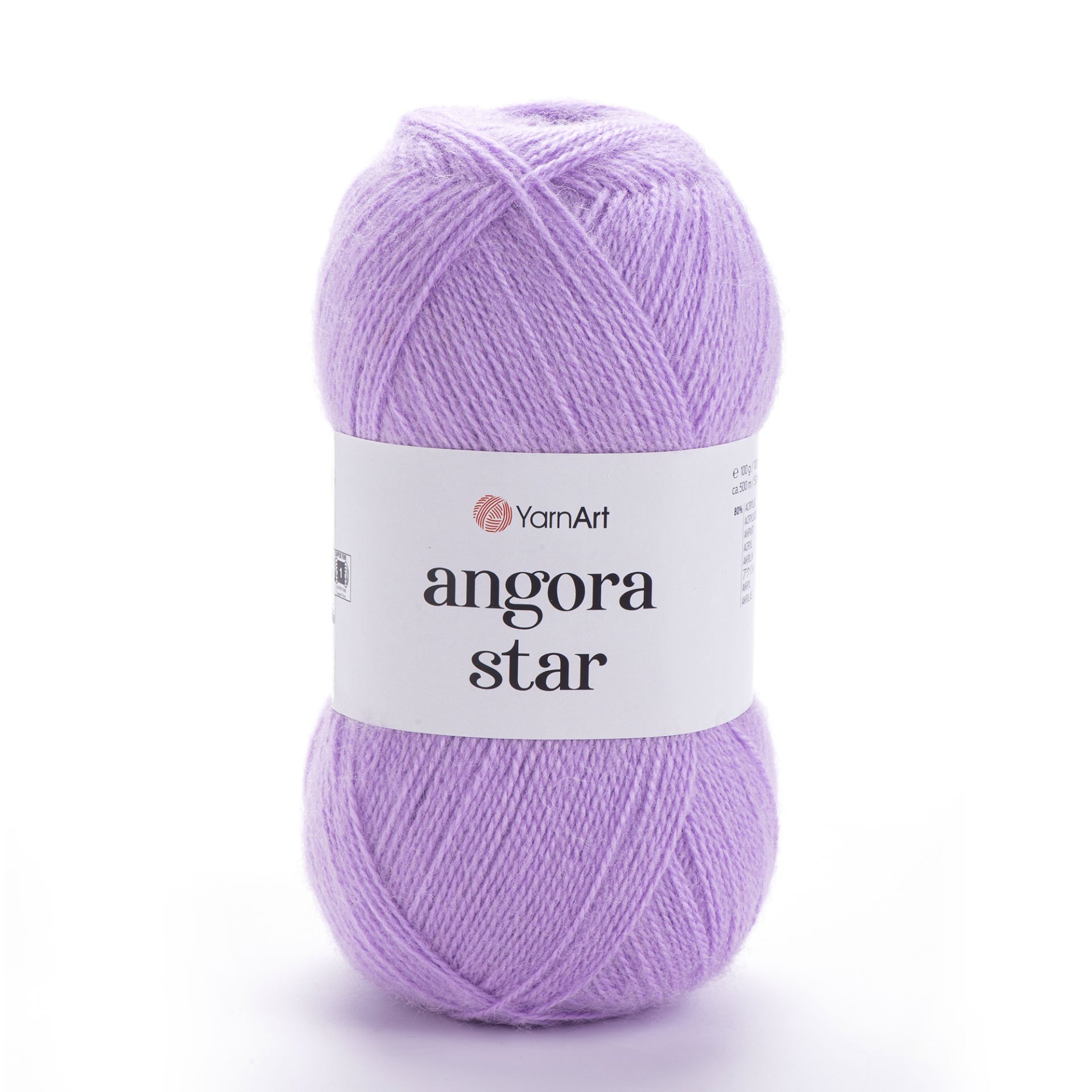 YARNART ANGORA STAR - EL ÖRGÜ İPİ LİLA - 9560
