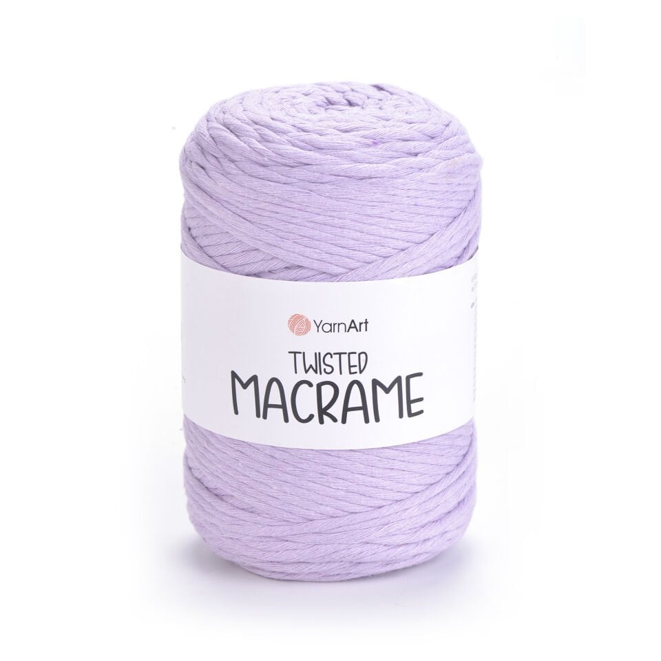 YARNART TWISTED MACRAME - MAKROME EL ÖRGÜ İPİ LİLA - 765