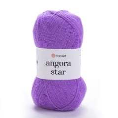 YARNART ANGORA STAR - EL ÖRGÜ İPİ MOR - 9561