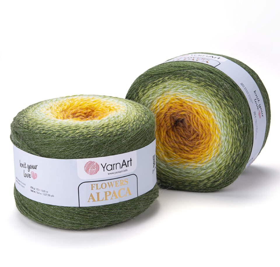 YARNART FLOWERS ALPACA - EBRULİ EL ÖRGÜ İPİ EBRULİ - 438